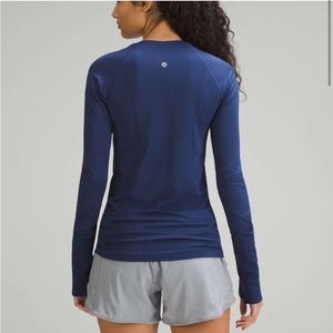 Lululemon True Navy Swiftly Tech Long-Sleeve Shirt 2.0